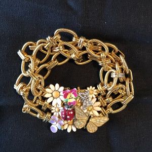 Juicy Couture Spring Floral Chain Bracelet